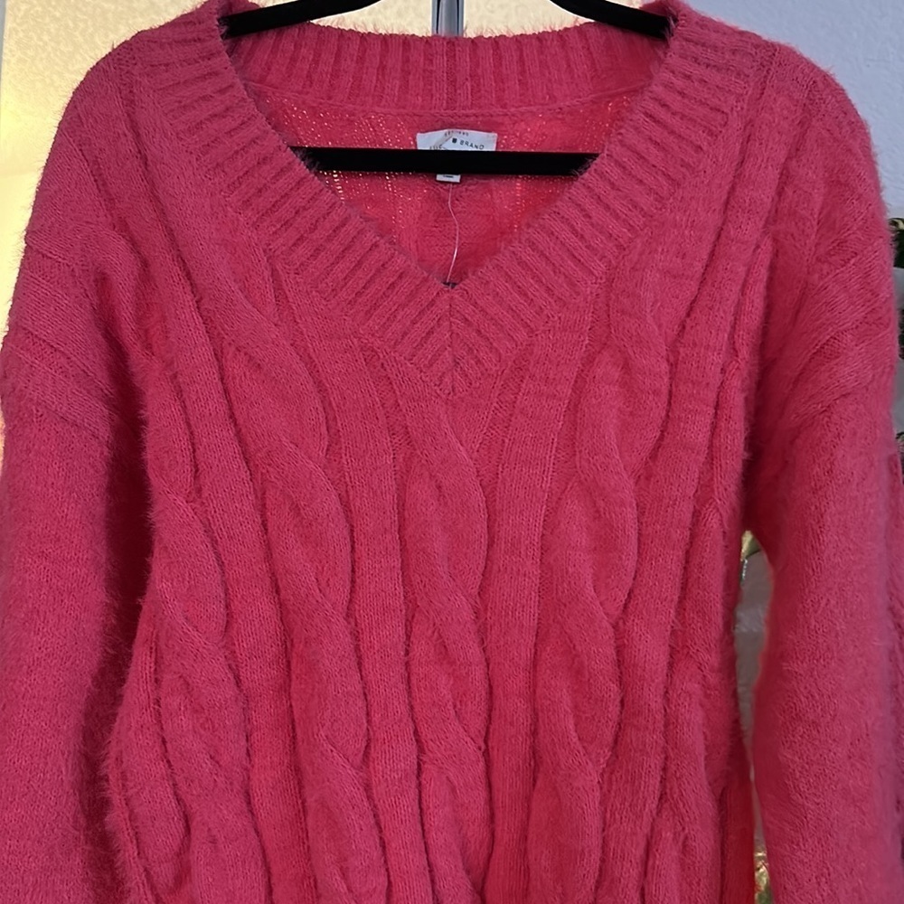 Lucky Brand pink sweater size M